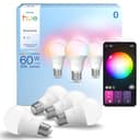Philips Hue Essential LED A60 Smart Bulb, White and Color Ambiance, E27 Base, 8W, 2200K-6500K, 806 Lumens, Dimmable B22 LED Bulb, Smart Lighting Works with Alexa, Google Assistant, Apple Home, 4 Pack - 1