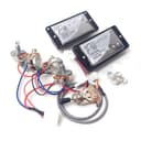 ProBucker Alnico - Juego de 2 pastillas Humbucker para pastillas Gibson Les Paul, pastillas de cuello y puente con terminales de conexión rápida de 2 conductores, arnés de cableado 2V2T, actualización - 1