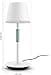 Philips Hue Go Smart Portable Table Lamp, White - White and Color Ambiance LED Color-Changing Light - 1 Pack - Indoor and Outdoor Use - Control with Hue App or Voice Assistant - 2