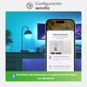 Nanoleaf Matter Essentials 3 Bombillas LED E27 RGBW Inteligentes y Regulables - Luces Led 16M Colores, Matter sobre Thread, Bluetooth, Compatible con Google Apple, Decoración Habitación y Gaming - 5