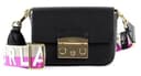 FURLA Metropolis Mini Crossbody Webbin Nero + Marno Violet - 1