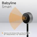 Lionelo Care Babyline Smart Smart, Baby Monitor, Baby Camera Wi-Fi, Applicazione mobile, Rilevazione di movimento e rumore, Visibilità al buio - 8