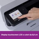 Brother MFCL3740CDWE Multifunzione LED a Colori Ecopro ready| 18 ppm | Stampa Fronte/Retro|Display Touch 8,8 cm| USB, LAN e Wi-Fi |Cassetto da 250 fogli|ADF 50 fogli|Toner inclusi da 500 pag - 4
