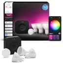 Philips Hue Starter-Set: Bridge Pro + 3 GU10 Smart Spots + Smart Button, White und Color Ambiance, Smart Light Hub, kompatibel mit Apple Home, Amazon Alexa, Google Assistant, Samsung SmartThings - 1