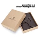 Antony Olivier Tagebuch Echtleder | Unliniertes Papier Premium-Qualität | Leder Reisetagebuch Notizbuch | Wiederauffüllbar | Männer, Frauen & Studenten | Klassisches Dunkelbraun | 14 x 11 cm (Nähe A6) - 8