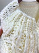 AYAZER Top Fatti a Mano in Maglia Spessa Moda Donna Cardigan Lavorato a Maglia Corto Maglione Giacca da Donna retrò a Maniche Lunghe Chic-Rosa-Taglia Unica - 6