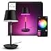 PHILIPS Hue White and Color Ambiance Lampada da Tavolo Hue Go Portable con Luci Smart Bianche e Colorate, Dimmerabile, Lampada da Tavolo Design per Interni ed Esterni, IP54, 6,2W, Nero - 1