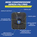 MICHELIN 009543 Compressore ad aria senza fili Pro – Gonfiatore elettrico portatile 10 BAR – Portata 19 L al min – Batteria al litio 11,1 V – Pressione programmabile – Lampada ideale per auto, moto - 2