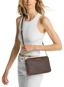 Michael Kors 32F1GJ6C7B-200 LG EW CROSSBODY BROWN Donna Borse Taglia EU Unica - 2