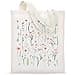Ymapinc Bolsa de lona para mujer, bonita bolsa de tela reutilizable de algodón estético floral para estudiantes, escuela, compras, color beige, Beige, Talla única - 1