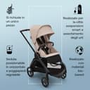 Bugaboo Dragonfly, Passeggino Leggero e Compatto per Bambini, Chiusura Facile a Una Mano in Tutte le Posizioni, Sospensioni Complete, Cesta Portaoggetti XL, Telaio Graphite e Cappottina Desert Taupe - 5