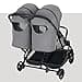 Inglesina Twin Sketch Passeggino Gemellare, Grigio, Ultraleggero, Compatto, per Gemelli o Fratelli e Sorelle, Adatto fino a 15 kg per bambino - 2