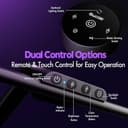 Quntis Lámpara de Escritorio LED con Sensor de Radar, 82,5cm Doble control, 3 Fuente de Luz con Retroiluminación, Atenuación Continua y Temporizador, Flexo Led escritorio para Oficina, Estudio - 4
