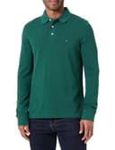 Tommy Hilfiger Herren Poloshirt Langarm Slim Basic, Grün (Ornamental Green), XXL - 1