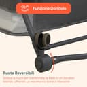 Avilia - Culla Neonato Pieghevole, Lettino per Bambini Co-Sleeping con Zanzariera Fotosensibile e Materasso Traspirante, Culla Fianco Letto Compatta e facile da Trasportare, Rapida Chiusura. - 6