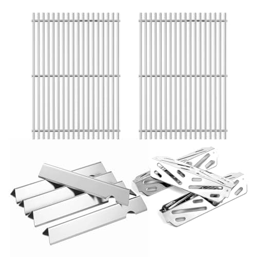 Parti di ricambio per griglia Genesis II E-310 per Weber Genesis II E310 II SE-310 II E-335 II E335 II E-315 in acciaio inox Genesis 2 parti della griglia 66795 barre aromatizzanti 66685 deflettore di