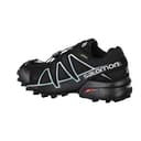 SALOMON Speedcross 4 Gore-Tex, Scarpe da Ginnastica Basse Donna, Nero Black Metallic Bubble Blue, 39 1/3 EU - 3