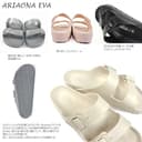 BIRKENSTOCK ARIZONA EVA eggshell 1027384 bianco ciabatte donna fibbie gomma 35 - 4