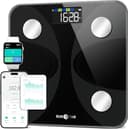 RunStar Bilancia pesapersone e percentuale grasso, Bilancia smart digitale e precisa con ampio display, Analizzatore di 13 dati di composizione corporea, Sync App - 1