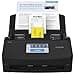 ScanSnap iX1600 Black Document Scanner 5GHz - Desktop, Double Sided with WiFi, Touchscreen, USB 3.2, ADF, Standard Sizes : A4, A5, A6, B5, B6, Business Card, Post Card, Letter, Legal and Custom Sizes - 1