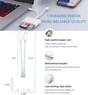 Lizoak SD Card Reader for iPhone iPad, USB-C & Ligh-ning to Micro SD/SD/TF/USB3.0 Adapter, SD Card Reader for iPhone 17/16/14/iPad/Mac/Camera, Plug & Play - 6