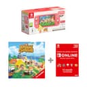 Nintendo Switch Lite Coral: Isabelle Alhoa Edition + Animal Crossing: New Horizons Pre-Installed Switch Online 12 Month Subscription Redemption Code - 1