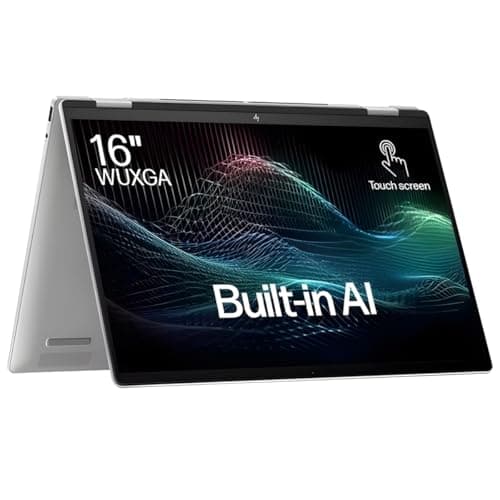HP Envy x360 16-ac0501na 16" 2-in-1 Laptop | 1920 x 1200 Touchscreen Display | Intel Ultra 7-155U | 16GB LPDDR5-6400MHz RAM | 512GB PCIe Gen4 NVMe SSD | Windows 11 Home | Silver