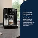 De'Longhi Magnifica Start - Perfetto Kaffeevollautomat mit LatteCrema-Milchaufschäumer, 4 One-Touch-Getränke, Cappuccino Kaffeemaschine, Soft-Touch-Bedienfeld, Schwarz-Grau (ECAM222.60.BG) - 2