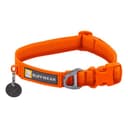 Ruffwear Front Range-Collar, collar para perro con anillo en V, collar ajustable para mascotas, cómodo tejido suave, collar para mascotas con anillo de fijación para correa, naranja brillante - 1