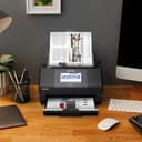 Epson Workforce ES-590W WLAN Dokumentenscanner | 45 S./Min. / 90 ipm | 100 Blatt automatischer Dokumenteneinzug | 10,9 cm Touchscreen | Farbe | Kabelloses Scannen an mehrere Ziele | Bis DIN A4 - 6