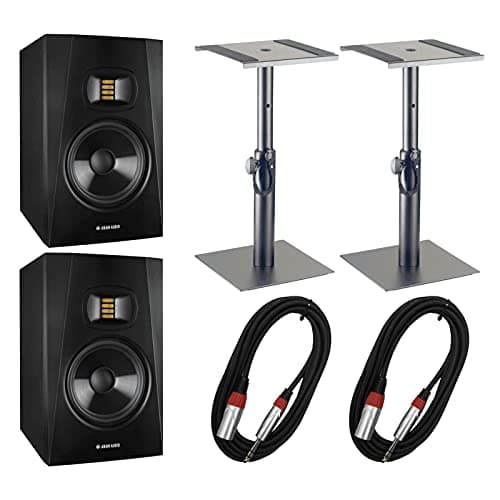 ADAM Audio Adam Audio T7V 7" Studio Monitors with Desktop Stands & Cables
