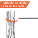 GFTIME 45,7 CM 69785 Quemador Barbacoa de Gas Piezas de Repuesto para Weber Spirit 200 E210 S210 E220 S220 (con pomo Delantero) Acero Inoxidable BBQ Quemadores per Parrilla Barbacoa Weber 46100001 - 5