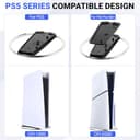 Zorplex Supporto verticale per PS5/PS5 Slim/PS5 Pro, Durevole Base Verticale con Tappetini Antiscivolo, Accessori per console Playstation, Compatible avec Playstation 5 (Digital e Disco) - 3