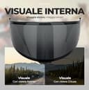 Everalo Visiera Compatibile con Shoei Nxr 2 - Z8 - Xspr Pro - X15 - Cwr F2 (Dark Fume') - 7