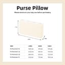 DGAZ Inserto de Soporte en Satén Premium para Bolso Gucci-Marmont, Espuma de Memoria, Protección Elegante para Bolsos de Lujo (Nata, Marmont Mini16) - 6