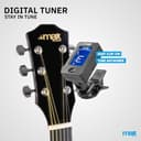 MAX SoloJam Guitarra Acústica Color Sunburst con Funda, Afinador Digital, Correa, 2 Púas y Juego de Cuerdas de Repuesto – Set Completo de Iniciación para Principiantes, Clases o Ensayos Musicales - 3