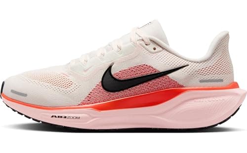 Nike Damen Air Zoom Pegasus 41 Straßen-Laufschuhe, Phantom/Picante Red/Atmosphere/Black, 42
