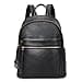 Kattee Genuine Leather Backpack for Women Multifunctional Elegant Daypack Soft Leather Shoulder Bag for Shopping Tours, black, Retro - 1