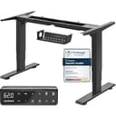 MAIDeSITe höhenverstellbarer Schreibtisch elektrisch mit 2 starken Motoren, tischgestell höhenverstellbar 3-stufige sowie auch 4 Memory-Steuerung mit Sitz-Steh-Erinnerungs - T2 Pro Plus - 1