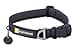 Ruffwear Front Range Dog Collar with V-Ring, Adjustable Length Pet Dog Collar, Comfortable Soft Fabric, Pet Collar with Dog Lead Attachment Ring, Basalt Grey 11 - 14 Inches - 1