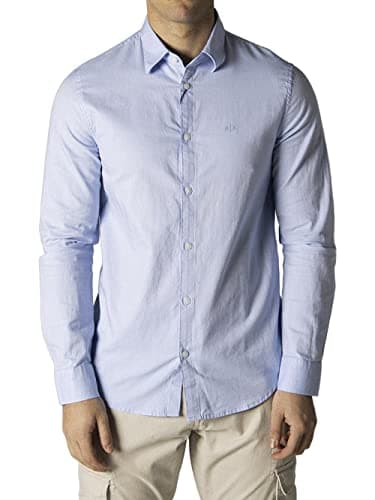Slim Fit Oxford Button Up Shirt, Camicia,
