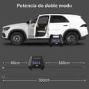 Oasser Inflador Ruedas Coche DC 12V y AC 220V Compresor Aire portatil con Pantalla LCD Luz LED Cable de 3M 150PSI para Coches, Motos y Bicicletas - 3