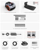 Segway Navimow i105E Robot Cortacésped Perimetral sin Cables, máx. 600 m², Ganador de la Prueba robótica RTK Vision, protección contra erizos, mapeo automático con IA - 6
