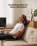 RENPHO Back Massager with Heat, Gifts for Women, Shiatsu Massage Chair Full Body, Neck-Massager Height Adjustable, Back Massagers Deep Tissue Kneading, Massagers Seat Vibration, Massage at Home - 6