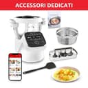 Moulinex HF80CBK Companion Robot da Cucina Multifunzione, 1500 W, 3L, da 30 a 150 °C, 12 Programmi Automatici e Modalità Manuale, 6 Accessori Dedicati, Ricettari Personali Tramite l’App - 5