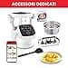 Moulinex HF80CBK Companion Robot da Cucina Multifunzione, 1500 W, 3L, da 30 a 150 °C, 12 Programmi Automatici e Modalità Manuale, 6 Accessori Dedicati, Ricettari Personali Tramite l’App - 5