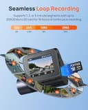 70mai Dash Cam Front and Rear A410, 2.5K+1080P Dual Dash Camera with HDR, Super Night Vision, F1.55 Aperture, 24H Parking Mode, Built-in Wi-Fi & GPS, G-Sensor, Loop Recording, 64GB Card Included - 7