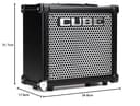 Amplificador de Guitarra Roland Cube 10GX — Compacto Amplificador de Guitarra de 10 vatios con Altavoz de 8 Pulgadas a Medida - 10