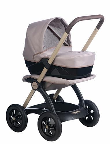 Smoby - Inglesina Combi 3 in 1 Iridio, with removable seat and adjustable hood, transforms into a stroller for children from 18 months, 7600254483