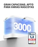 PETKIT EVERSWEET MAX Fuente para Gatos Sin Cable, con Sensor de Movimiento, Control de App, con 5000mAh Batería Recargable, 3L Bebedero Gatos Automático, Bandeja de Acero Inoxidable - 5